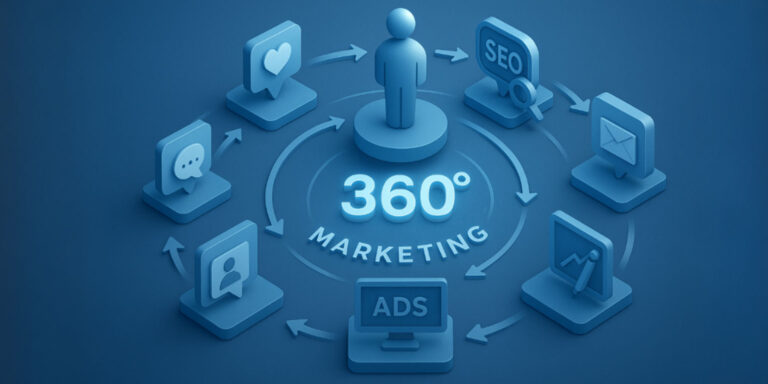 Domina el mercado con el marketing 360. Aprende qué es y cómo una estrategia omnicanal potencia tu marca y tus ventas.